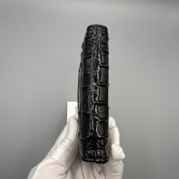 Brahmin Anita Black Melbourne Leather Card Case Wallet V8615140000001 NEW - Picture 8 of 16